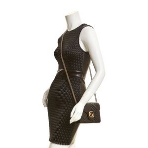 GUCCI GG Marmont‎ Matelasse Mini Chain Wallet